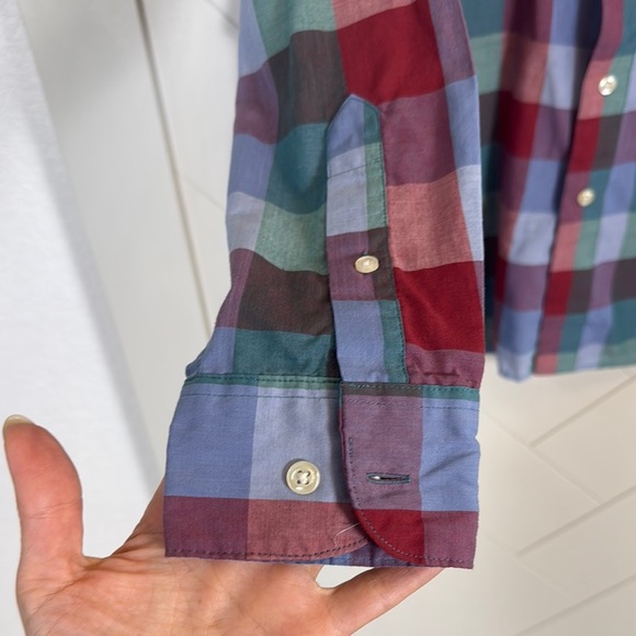 Pierre Cardin Men’s Button Down Checkered Shirt - Picture 5 of 7